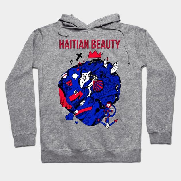 Haitian Beauty Hoodie by kenallouis